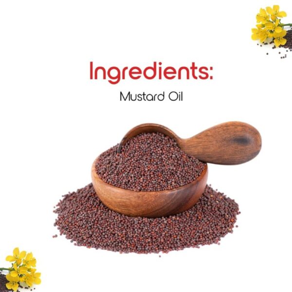 FORTUNE Premium kachi ghani pure Mustard Oil PET Bottle (Sarsav nu Tel)  (910 g) - Image 3