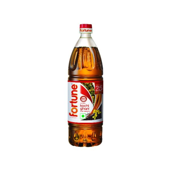 FORTUNE Premium kachi ghani pure Mustard Oil PET Bottle (Sarsav nu Tel)  (910 g)