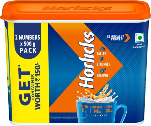 HORLICKS Nutrition Drink Plastic Container  (1 kg)